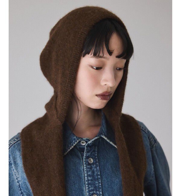 BASOLマフラーニットキャップ＆アームウォーマー（ADAM ET ROPE