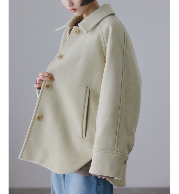 Super140'sメルトンシャツコート（ADAM ET ROPE'）｜ルミネの