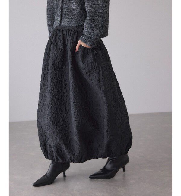 ADAM ET ROPE'「ジャガードギャザースカート」|スカート|