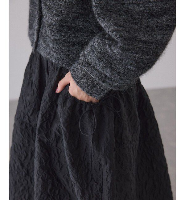 ADAM ET ROPE'「ジャガードギャザースカート」|スカート|