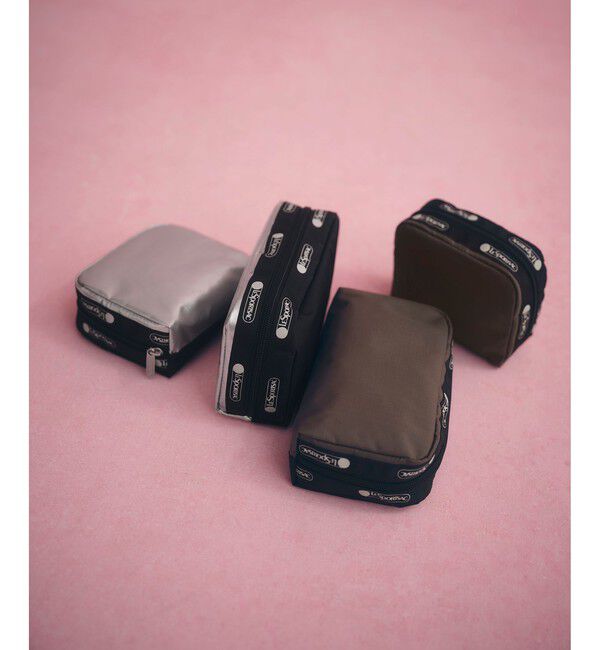 ADAM ET ROPE'「【LeSportsac for ADAM ET ROPE'】RECTANGULAR COSMETIC (SHINE/SOLID)」|ポーチ|