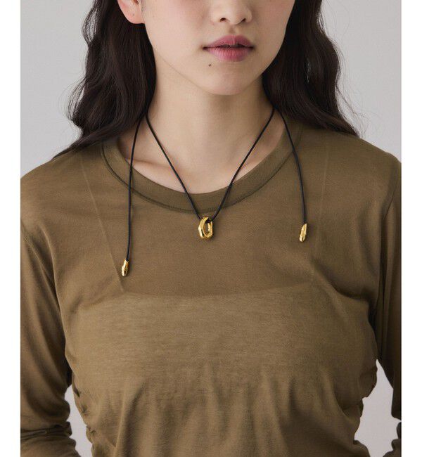 ADAM ET ROPE'「シアークルーネックトップス」|Tシャツ・カットソー|