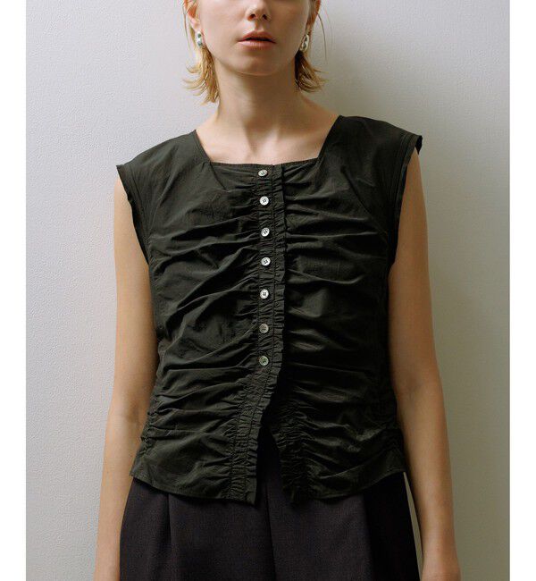 ADAM ET ROPE'「ブラウスコンビオールインワン」|オールインワン|