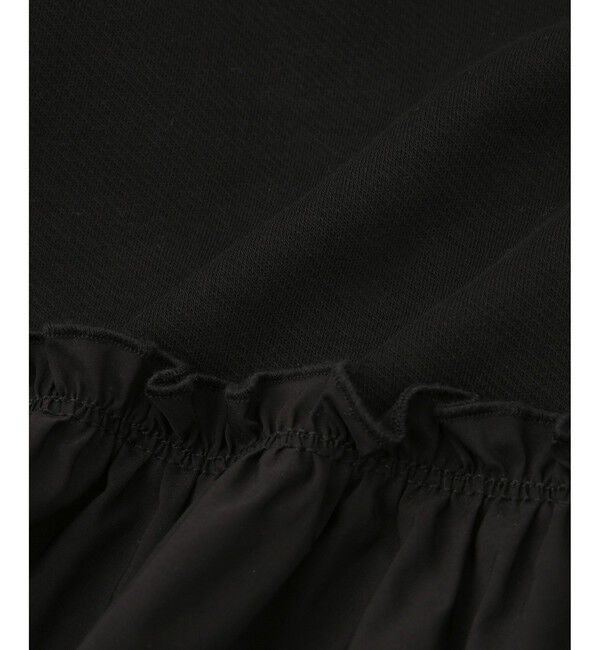 ADAM ET ROPE'「【WEB限定】ペプラムコンビプルオーバー」|Tシャツ・カットソー|