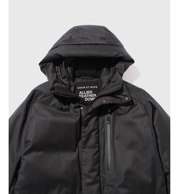 ADAM ET ROPE'「【ACT_01 AO】ラミネート メリノウール ショートダウンジャケット」|ダウン|