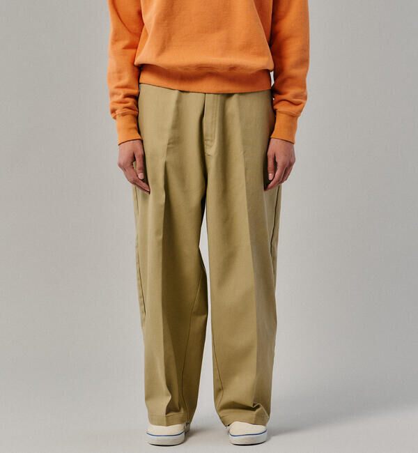  「Dickies │〈別注〉ワイド チノスラックス MEN」|チノ|