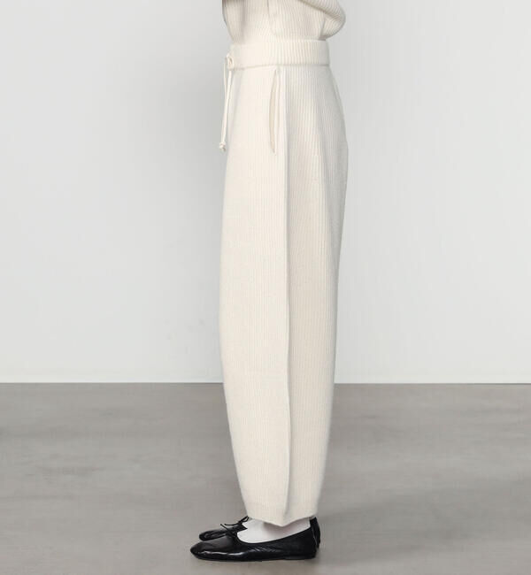 UNFIL「UNFIL | ウールコットン リブニット ワイドパンツ WOMEN」|その他|