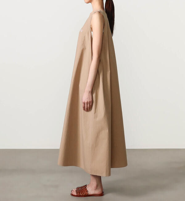 DANTON「DANTON | ハイカウントコットン Vネックワンピース」|ワンピース|