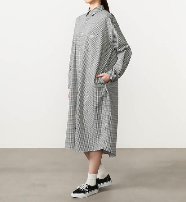 DANTON「DANTON | ポリオックスフォード シャツワンピース WOMEN」|ワンピース|