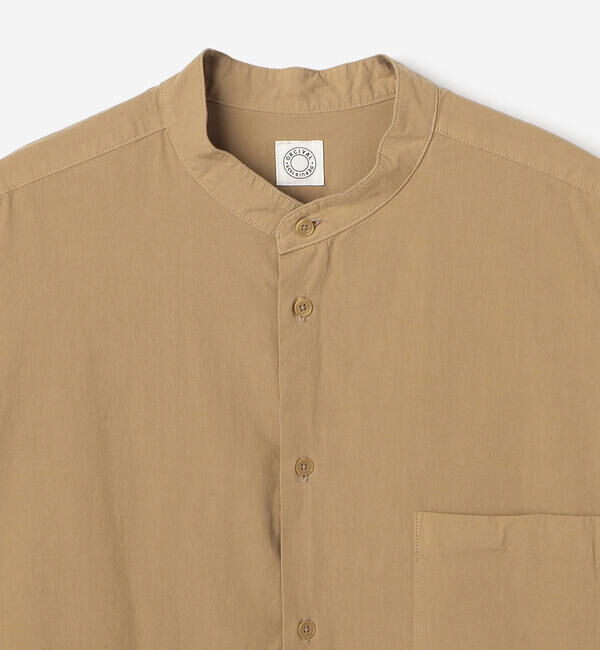 ORCIVAL「ORCIVAL | ガーメントダイ バンドカラー長袖シャツ MEN」|シャツ・ブラウス|