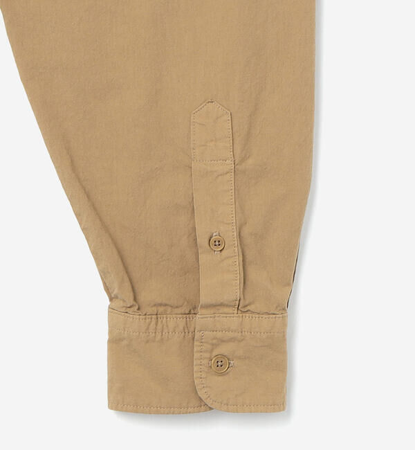 ORCIVAL「ORCIVAL | ガーメントダイ バンドカラー長袖シャツ MEN」|シャツ・ブラウス|