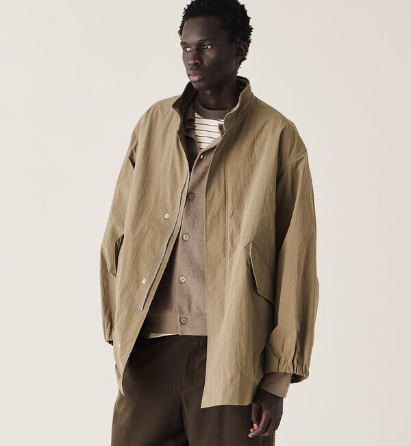 ORCIVAL「ORCIVAL | ペーパーライクナイロン スタンドカラージャケット MEN」|テーラードジャケット|