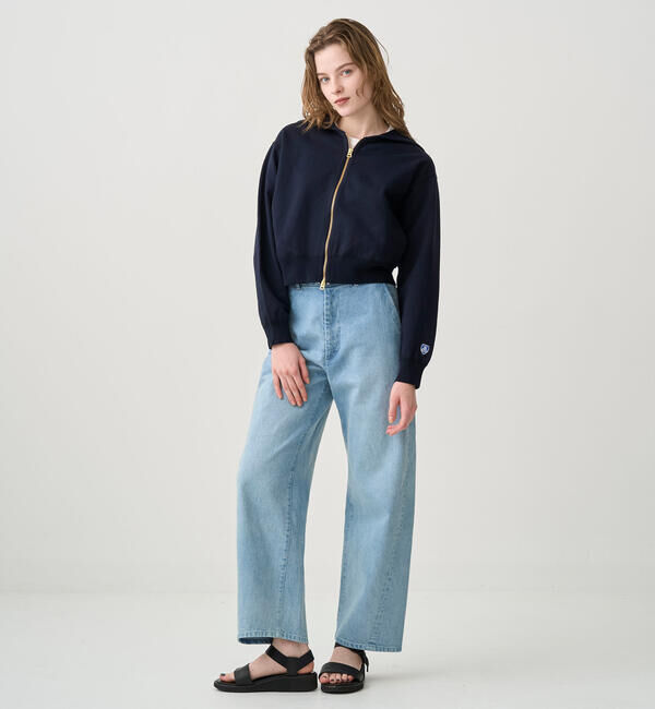 ORCIVAL「ORCIVAL | コットン裏毛 ジップセーラー WOMEN」|スウェット・ジャージ|