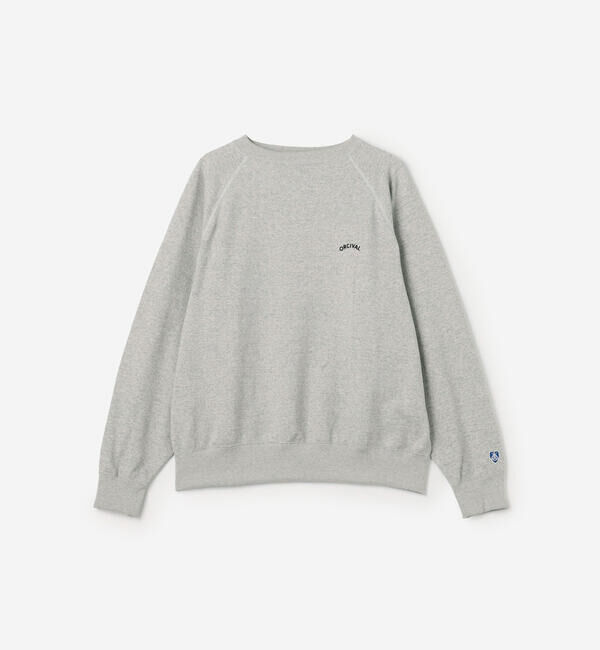 ORCIVAL「ORCIVAL | コットン裏毛 ボートネックプルオーバー MEN」|スウェット・ジャージ|GREY