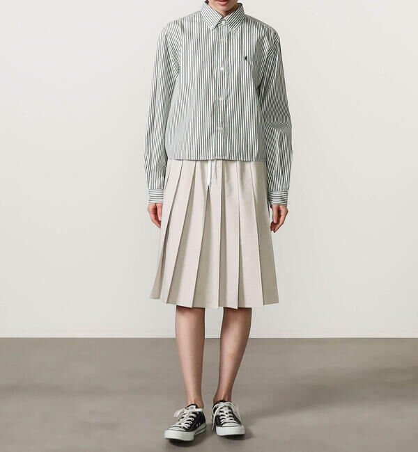 GYMPHLEX「Gymphlex | オクスフォード プリーツスカート WOMEN」|スカート|
