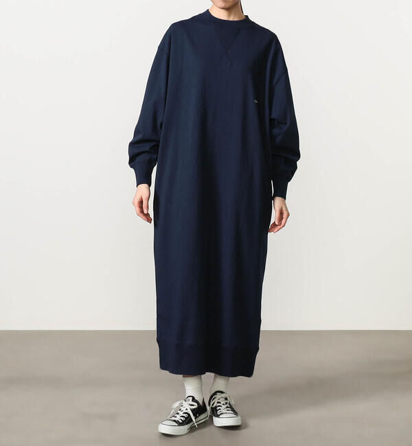 GYMPHLEX「Gymphlex | コットンジャージー クルーネックワンピース WOMEN」|ワンピース|