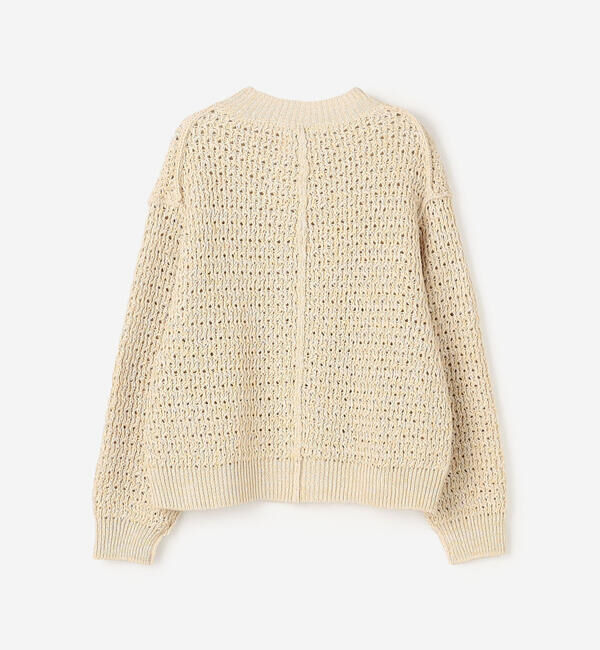 UNFIL「UNFIL | ハニーコンボ メッシュニットプルオーバー WOMEN」|ニット・セーター|