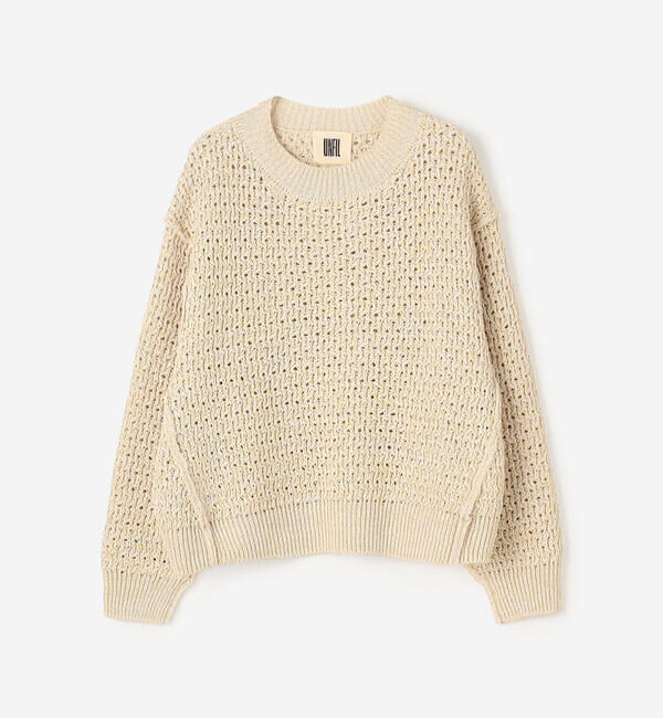 UNFIL「UNFIL | ハニーコンボ メッシュニットプルオーバー WOMEN」|ニット・セーター|
