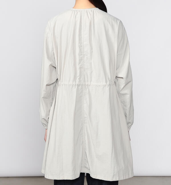 LE GLAZIK「LE GLAZIK | ナイロン ノーカラーコート WOMEN」|トレンチコート|