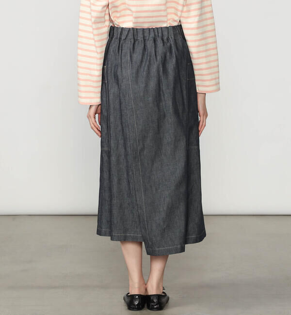  「nicholson & nicholson | デニム ラップスカート WOMEN」|スカート|