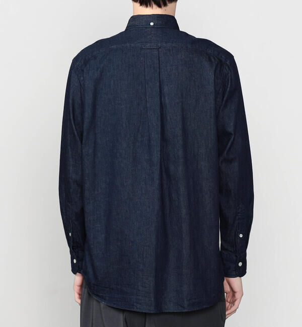 GYMPHLEX「Gymphlex | ライトデニム 長袖ボタンダウンシャツ MEN」|シャツ・ブラウス|