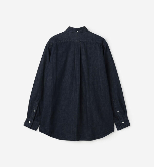 GYMPHLEX「Gymphlex | ライトデニム 長袖ボタンダウンシャツ MEN」|シャツ・ブラウス|