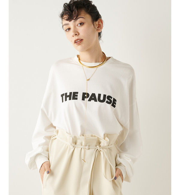 THE PAUSE「【THE PAUSE】THE PAUSEロングスリーブTシャツ」|Tシャツ・カットソー|