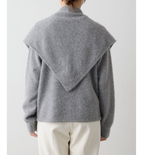 THE PAUSE「【THE PAUSE】ファーニットスカーフSET プルオーバー」|ニット・セーター|