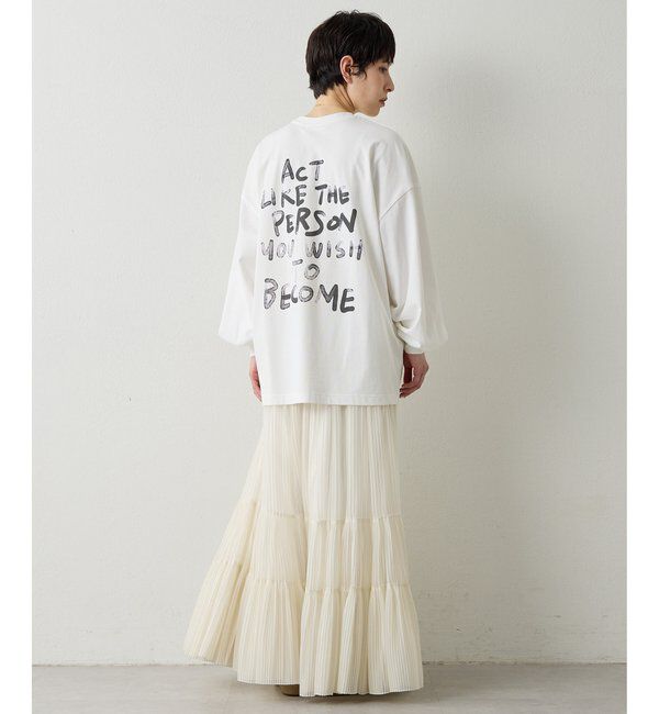 THE PAUSE「【THE PAUSE】バックロゴロンTEE」|Tシャツ・カットソー|