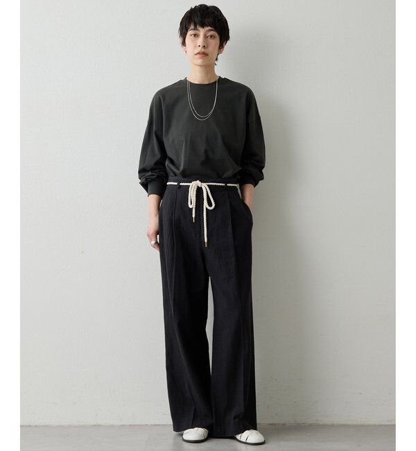 THE PAUSE「【THE PAUSE】バックロゴロンTEE」|Tシャツ・カットソー|