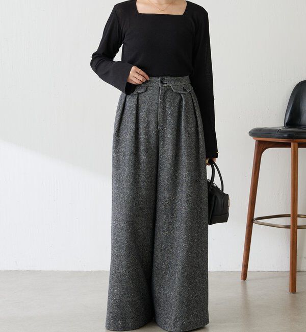 シアーラメリブスクエアカットソー｜ルミネのファッション通販