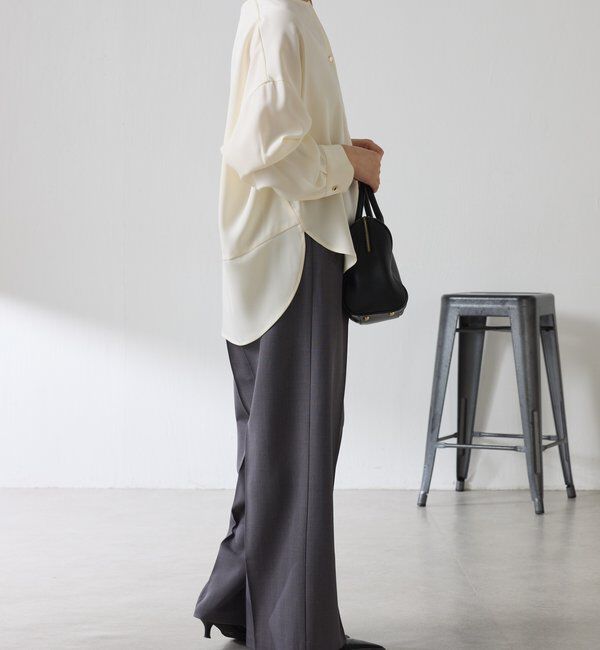  「スキッパーオーバーブラウス」|シャツ・ブラウス|