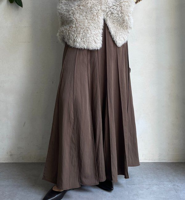  「パネルプリーツスカート」|スカート|