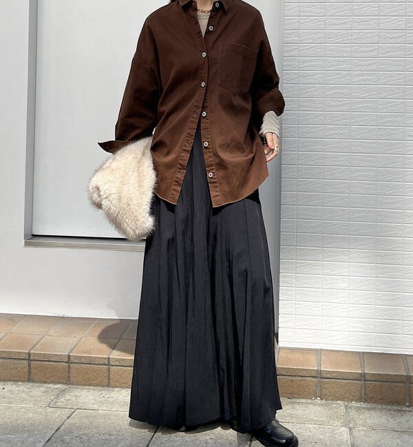  「パネルプリーツスカート」|スカート|