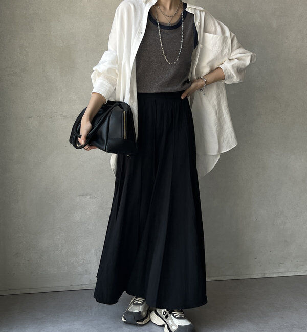  「パネルプリーツスカート」|スカート|