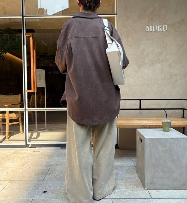  「【新色追加】デニムワイドイージーパンツ」|デニム|