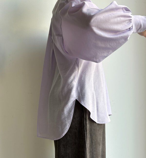  「【新色追加】GOLDボタンVVシャツ」|シャツ・ブラウス|