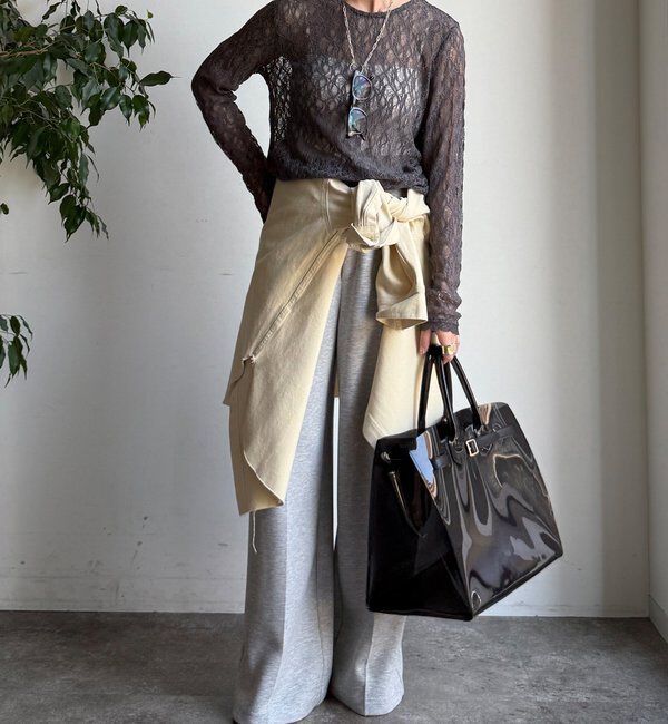  「【WEB限定】レースサイドタックプルオーバー」|Tシャツ・カットソー|