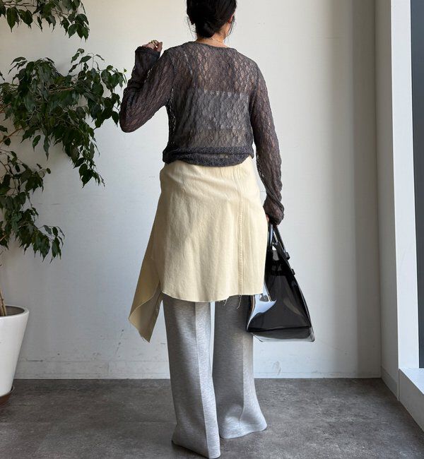  「【WEB限定】レースサイドタックプルオーバー」|Tシャツ・カットソー|