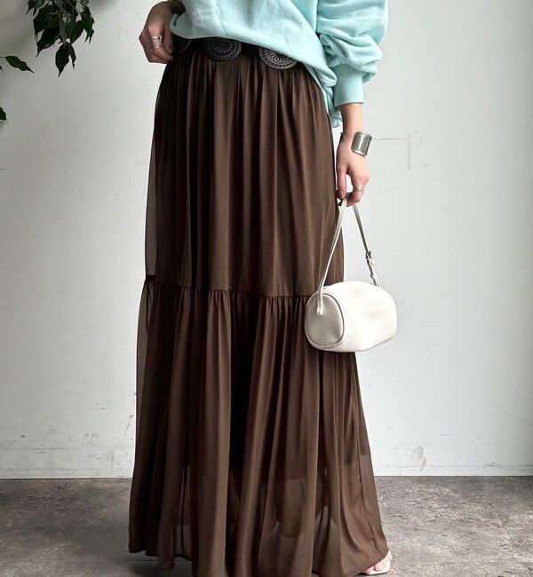  「エアリーギャザースカート」|スカート|