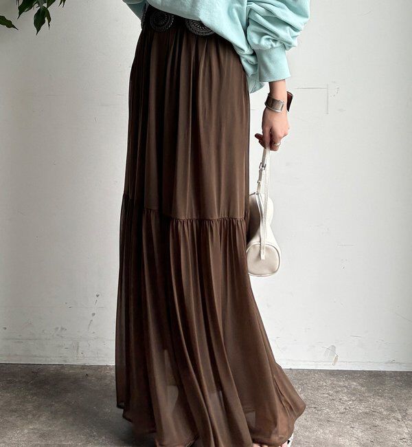  「エアリーギャザースカート」|スカート|