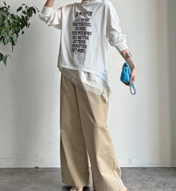  「【WEB限定】コットンロゴTEE」|Tシャツ・カットソー|