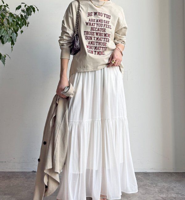  「【WEB限定】コットンロゴTEE」|Tシャツ・カットソー|