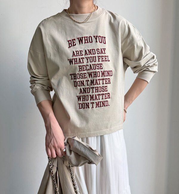  「【WEB限定】コットンロゴTEE」|Tシャツ・カットソー|