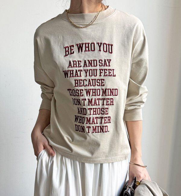  「【WEB限定】コットンロゴTEE」|Tシャツ・カットソー|