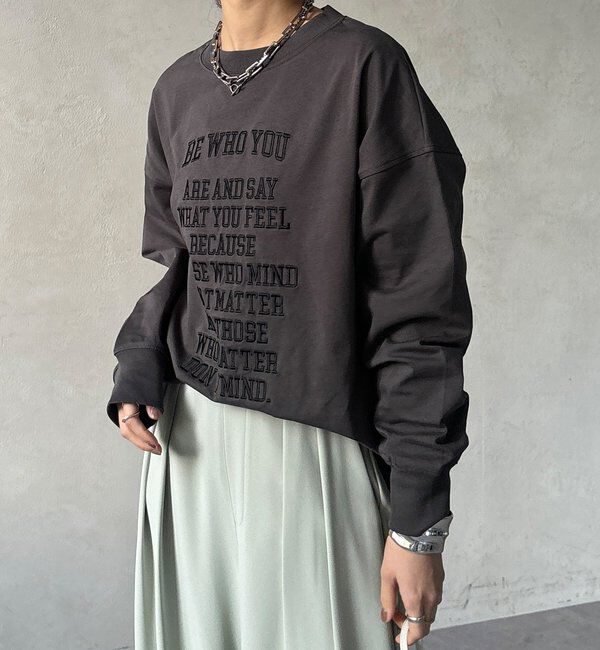  「【WEB限定】コットンロゴTEE」|Tシャツ・カットソー|