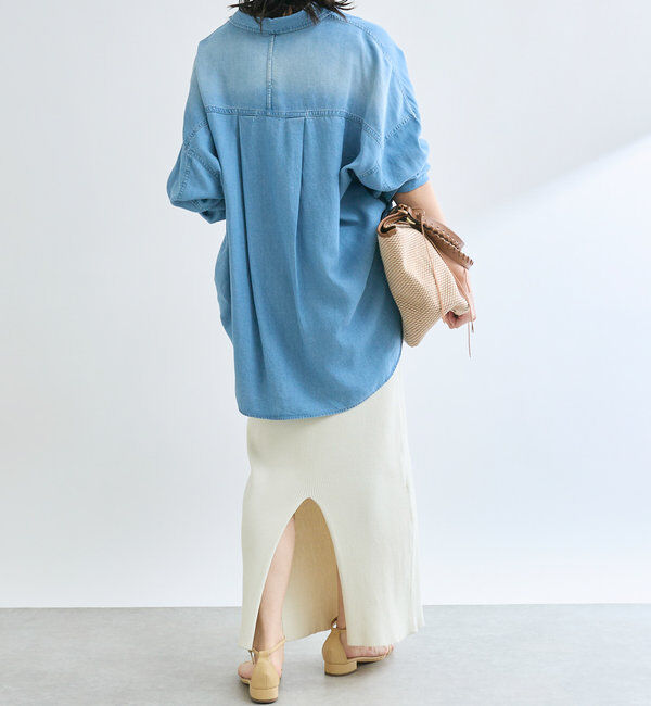  「【マイナス3kg/レビュー高評価☆】リブタイトスカート」|スカート|