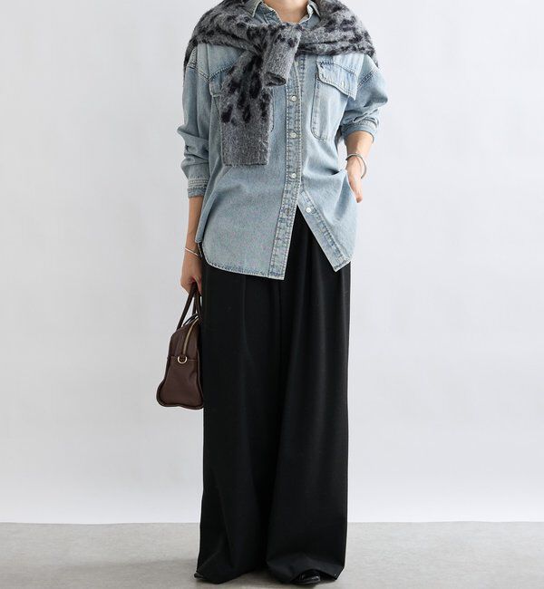  「【ベストセラー】【MONN.:.(モン)】ビッグデニムシャツ」|シャツ・ブラウス|