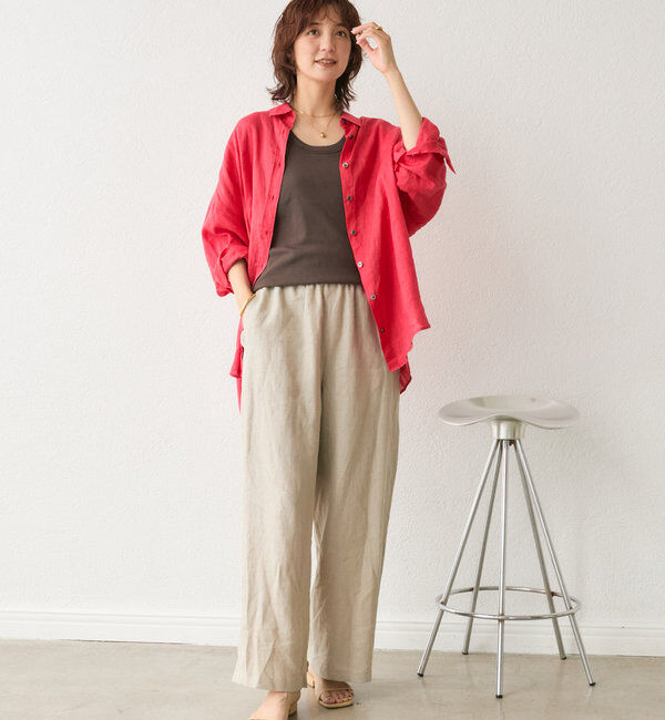  「【2way仕様】テレコ2WAYタンク」|キャミソール|