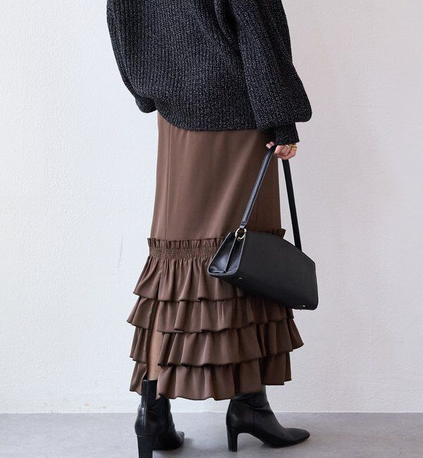  「【着映え◎】フリルタイトスカート」|スカート|